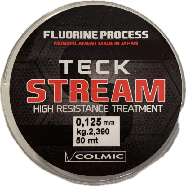Colmic Teck Stream 50m 0,125mm Monofilo per Terminali