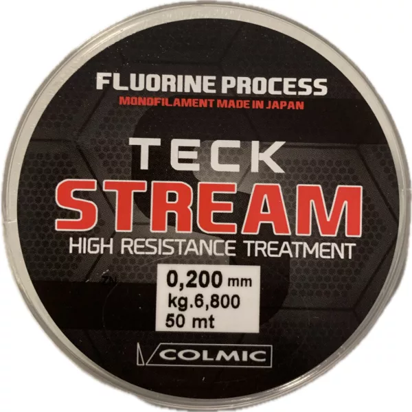 Colmic Teck Stream 50m 0,20mm Filo da finale Monofilamento