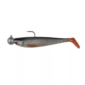   Fox Rage Bulk Loaded Zander Pro Shads Ultra Natural Roach 10cm 4/0 10gr Esca artificiale