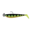 Fox Rage Bulk Loaded Zander Pro Shads UV Firetiger 10cm 4/0 10gr Esca artificiale