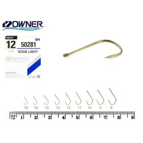   Owner Sode Light 50281 14 Amo da breme con paletta e ardiglione 14 pezzi