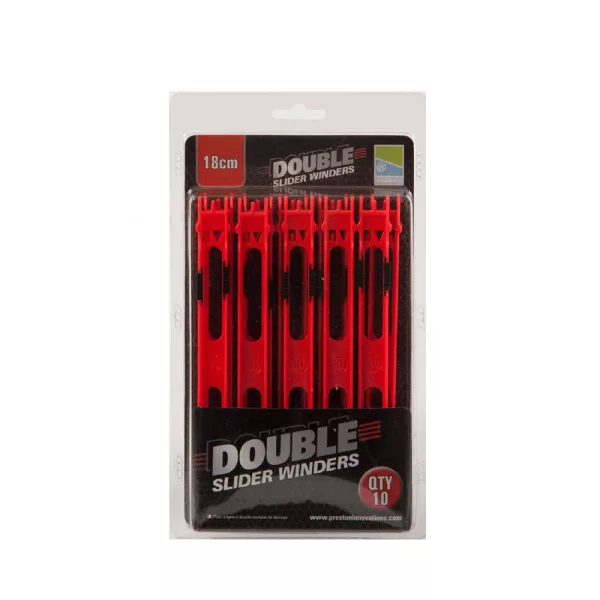 Preston Double Slider Winders Red Avvolgilenza 18cm