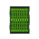 Preston Interlok Winder Tray Green Set di scale per attrezzatura con modulo Verde 26cm