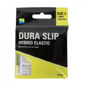   Preston Dura Slip Hybrid Elastic 3 Yellow 1,0mm Gomma Ibrida per Roubaisienne 3m