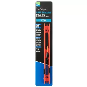   Preston 4x14 Carp Shallow Pole Rig Terminali pre-legati per canna fissa