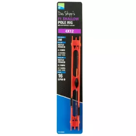   Preston 4x12 F1 Shallow Pole Rig Terminali pre-legati per canna fissa