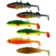 Westin Stanley the Stickleback Shadtail 7,5cm 4g Dark Water Mix Esche Artificiali in Plastica