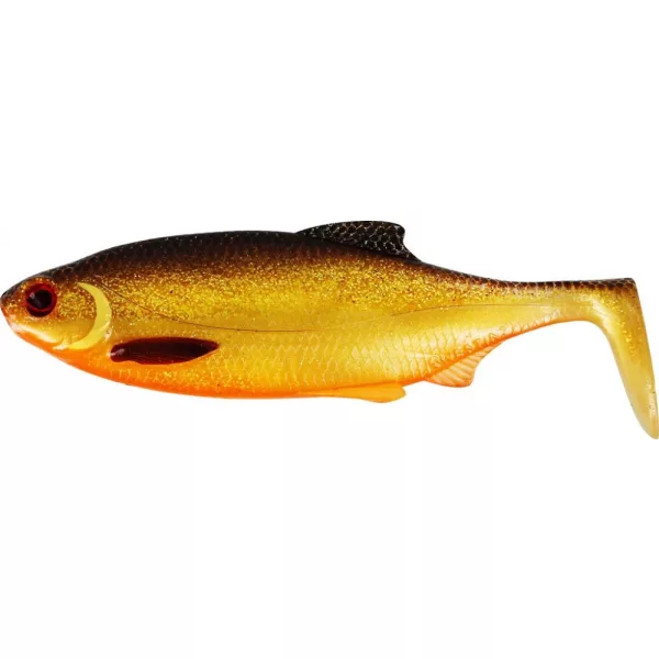 Westin Ricky the Roach Shadtail 10cm 14g Gold Rush Esca Artificiale in Plastica
