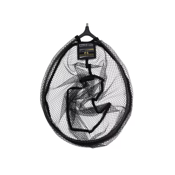 Preston Carbon F1 Latex Landing Net 40cm Testa di Guadino