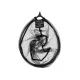 Preston Carbon F1 Latex Landing Net 40cm Testa di Guadino