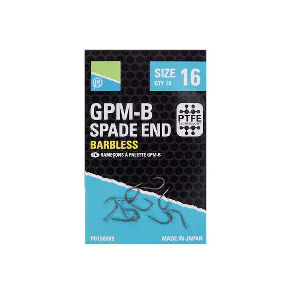 Preston GPMB Hooks Size 14 Spade End Amo da breme