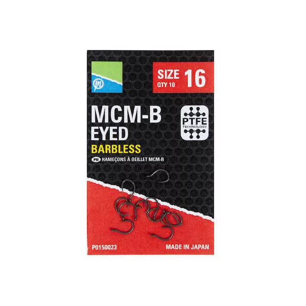 Preston McmB Hooks 14 Ami con occhiello, senza ardiglione 10pz