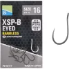Preston XSP-B Eyed 16 Füles, Szakáll Nélküli Horog 10db