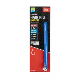   Preston McmB Banded Hair Rigs 4/10cm 12 McmB Amo pre-legato in Monofilo