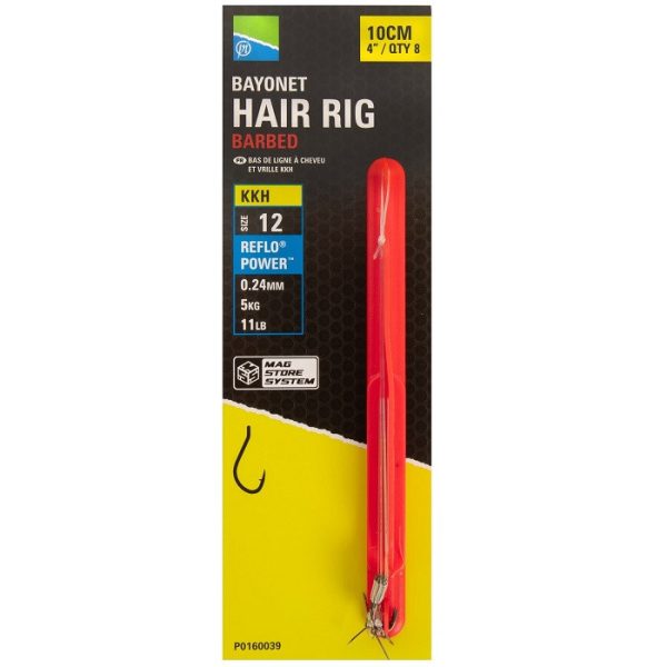 Ami Preston 10 cm Bayonet Hair Rigs Pre-legati 12 KKH