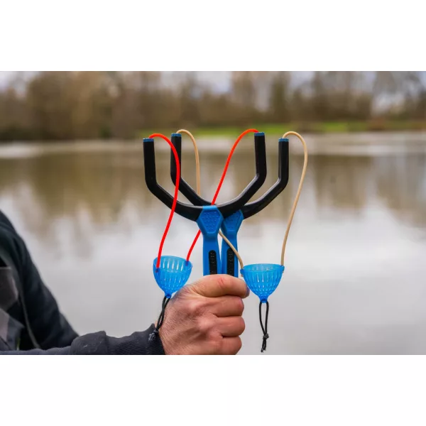 Preston Large Dura Slip Catapult M/H Elastico e Cesto di Ricambio per Fionda