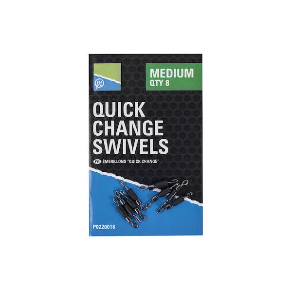 Preston Quick Change Swivels Girella di Cambio Rapido Medium