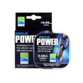 Preston Reflo Power 100m 0,08mm Filo da pesca per terminali