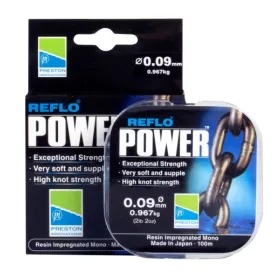 Preston Reflo Power 100m 0,15mm Filo da terminale