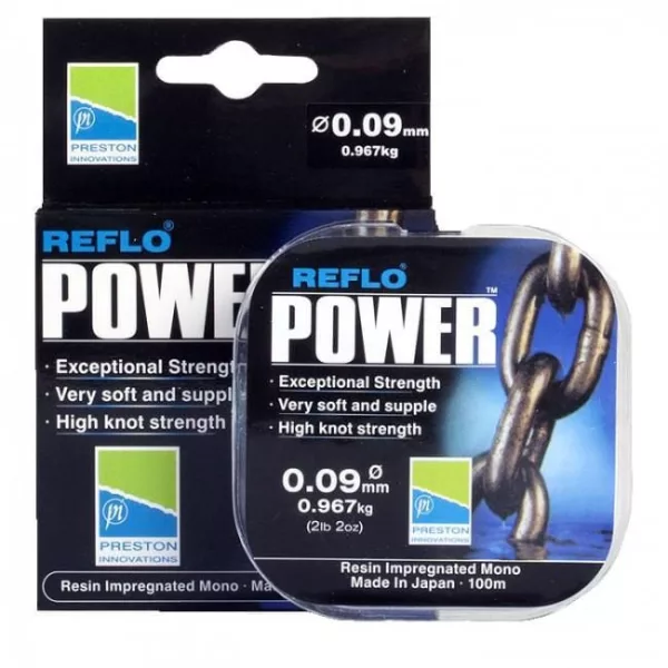 Preston Reflo Power 100m 0,19mm Filo da terminale