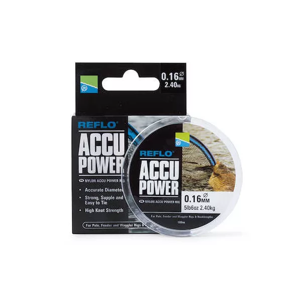 Preston Accu Power Rig Mono Filo da terminale 0,07mm 100m