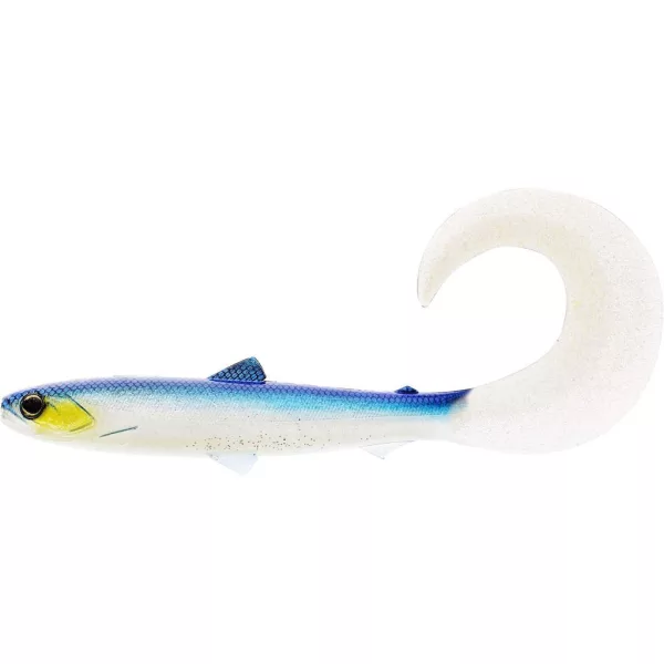 WESTIN BullTeez Curltail 10cm 6g Blue Headlight 2 pz. Esche artificiali in plastica