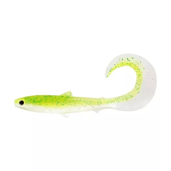 WESTIN BullTeez Curltail 8cm 3g Sparkling Chartreuse 3 pz. Esche artificiali in plastica