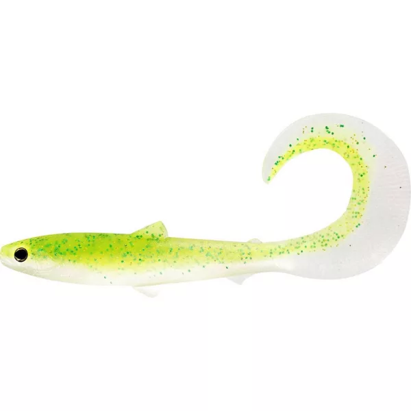 WESTIN BullTeez Curltail 14cm 15g Sparkling Chartreuse 2pz Esche artificiali in plastica