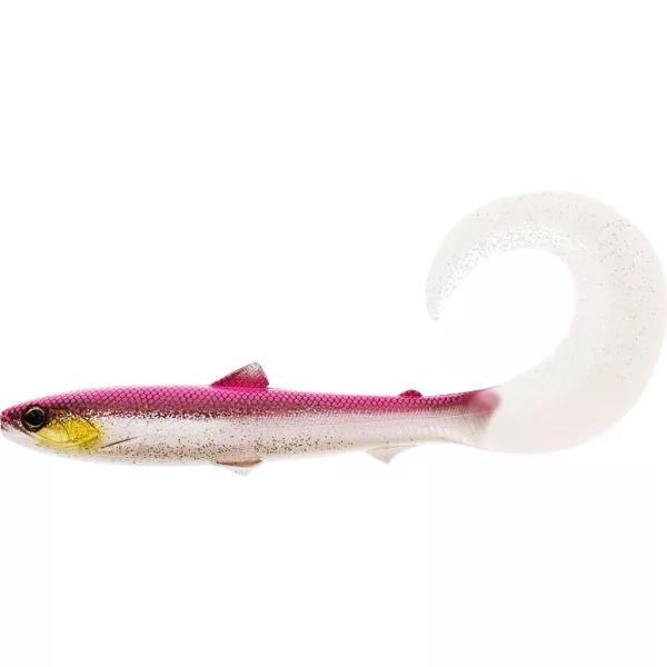 WESTIN BullTeez Curltail 14cm 15g Pink Headlight Scatola con 35pz Esche artificiali in plastica