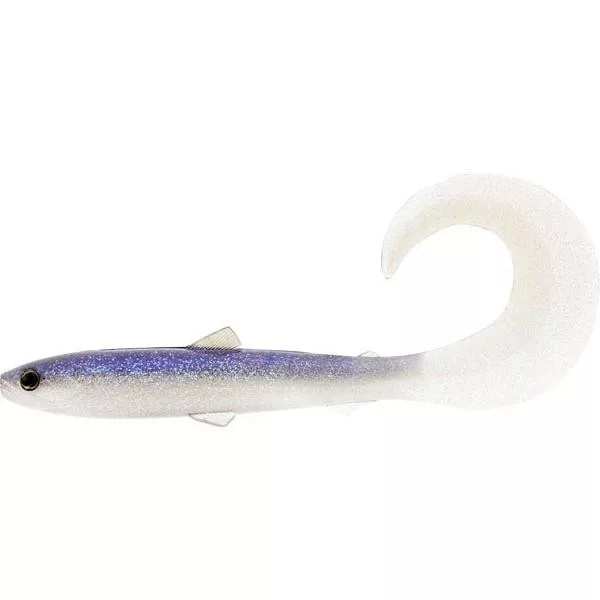 WESTIN BullTeez Curltail 8cm 3g Sparkling Blue Box con 60 pz. Esche artificiali in plastica