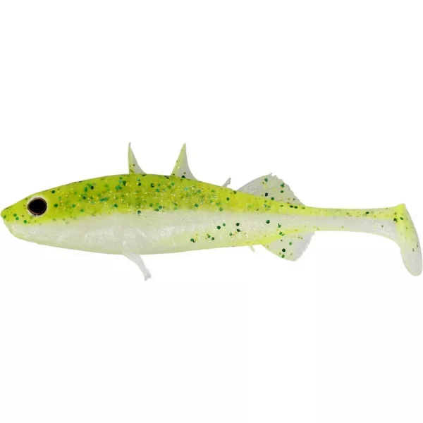 WESTIN Stanley the Stickleback Shadtail 9cm 7g Sparkling Chartreuse Box con. Esca artificiale in plastica