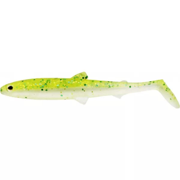 WESTIN BullTeez Shadtail 9,5cm 7g Sparkling Chartreuse Box con. Esca artificiale in plastica