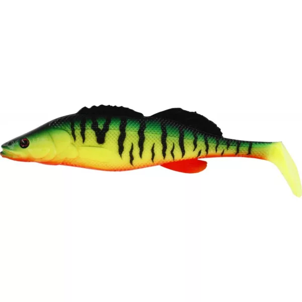 WESTIN ZanderTeez Shadtail 8,5cm 6g Scatola Crazy Firetiger con Esca artificiale in plastica