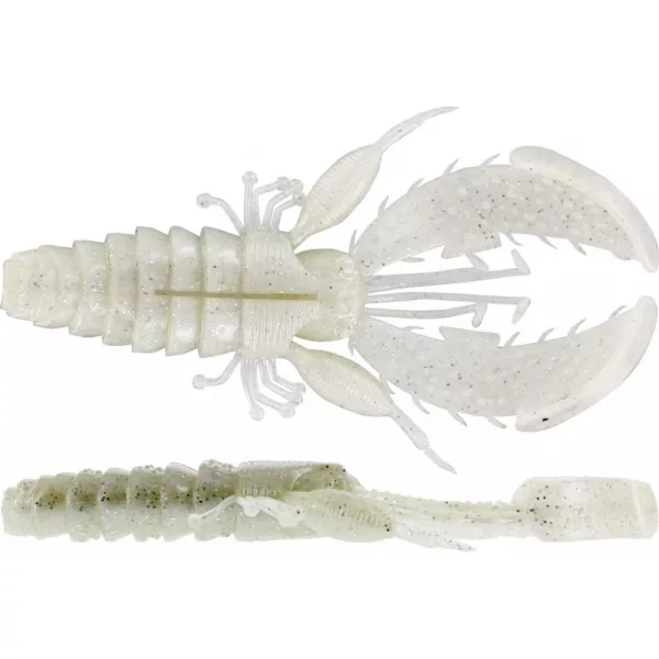 WESTIN CreCraw Creaturebait 6,5cm 4g Bianco luminescente 6pz Esca artificiale in plastica