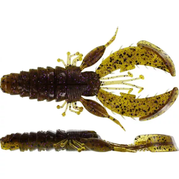 WESTIN CreCraw Creaturebait 10cm 12g Zucca verde viola 4pz Esca artificiale in plastica