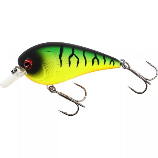 WESTIN BassBite 1.5 Squarebill 6cm 13g Galleggiante Firetiger Wobbler