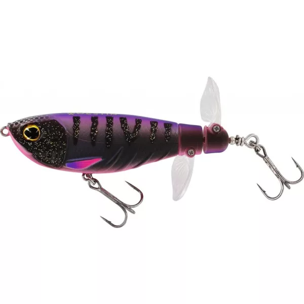 Westin Spot-On Twin Turbo 9cm 19gr Floating Black Haze Whopper Plopper Wobbler