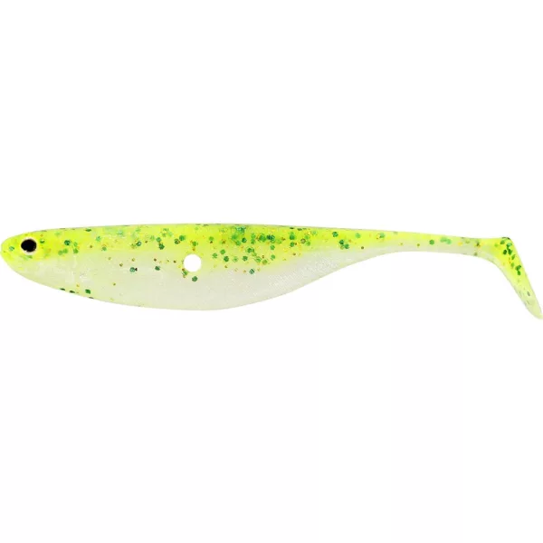 WESTIN ShadTeez Hollow 12cm 9g Sparkling Chartreuse Box con 42 pz esca artificiale in plastica