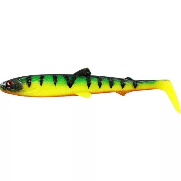 WESTIN BullTeez Shadtail 18cm 53g Tiger Perch 1pz Esca artificiale in plastica