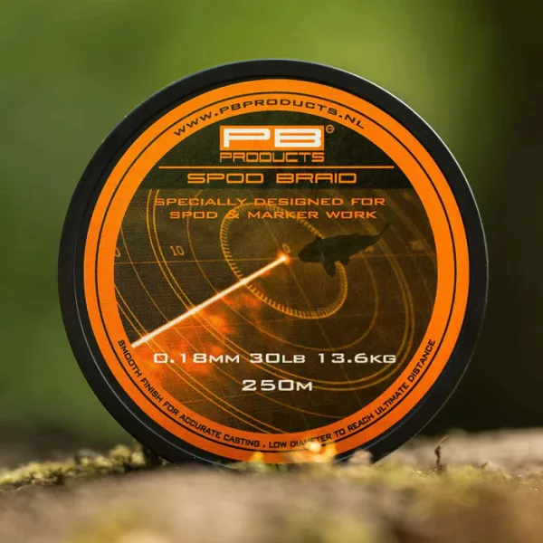 PB Products Spod Braid Fluo Orange 0,18mm 250m Fonott Főzsinór