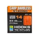 Preston Hooks To Nylon Misura Strong 12 Amo Pre-legato Monofilo