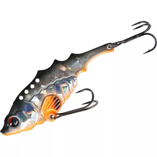 Mikado Cicada M-Vib Holo Roach 7,5cm 26gr Blade Esca artificiale