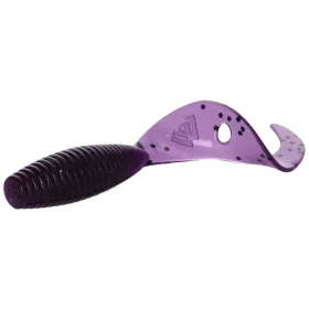 Mikado Twister 64mm Grape Esca artificiale in gomma 6 pz