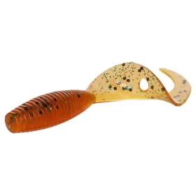   Mikado Twister 64mm Orange Pepper Esca artificiale in gomma 6 pz