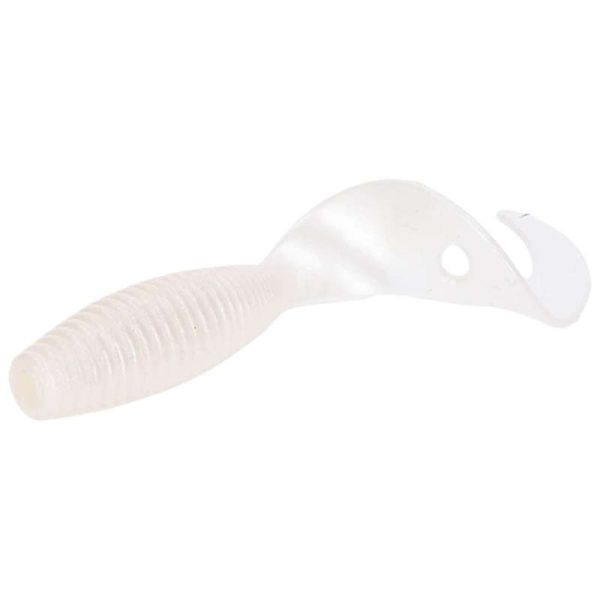 Mikado Twister 64mm Pearl Esca artificiale in gomma 6 pz