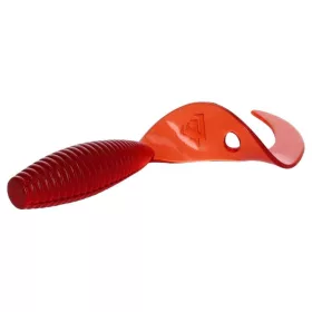 Mikado Twister 64mm Esche artificiali in gomma rosse 6pz