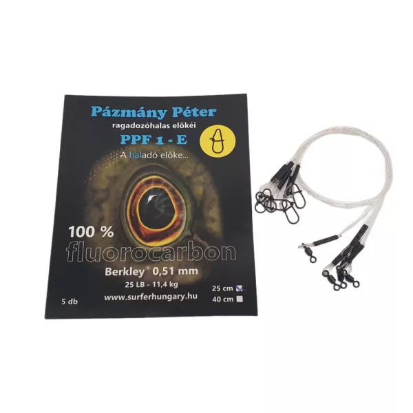 Pázmány Péter Berkley 100% Fluorocarbon Terminale da spinning 0,51mm 25cm