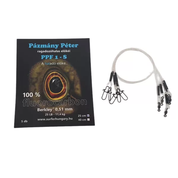 Pázmány Péter Berkley 100% Fluorocarbon Terminale da spinning 0,51mm 25cm