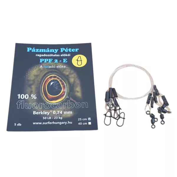 Pázmány Péter Berkley 100% Fluorocarbon Terminale da spinning 0,74mm 25cm