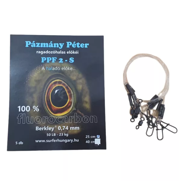 Pázmány Péter Berkley 100% Fluorocarbon Terminale da spinning 0,74mm 25cm